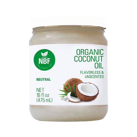 Nbf Aceite De Coco Org Nico Sin Sabor Ni Olor Sin Omg Prensado En