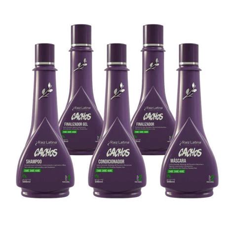 Kit Cachos Ml Completo Raiz Latina Final Creme Gel Ml Submarino