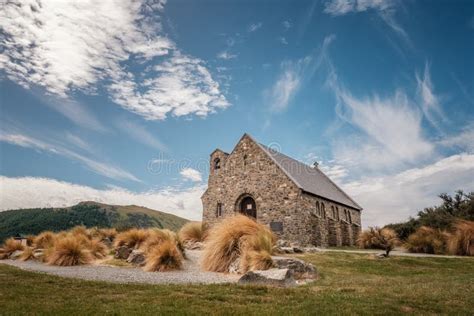 Church of the Good Shepherd at Tekapo, New Zealand Stock Photo - Image of shepherd, lake: 266854442