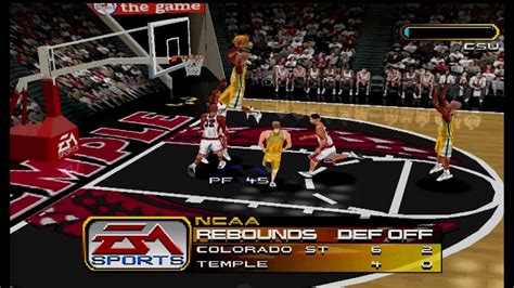 NCAA March Madness 2000 Gameplay Exhibition Match PS1 PSX YouTube