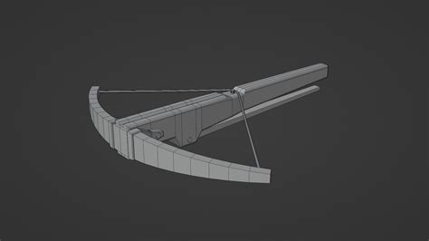 3d Medieval Crossbow 3d Model Turbosquid 1990578