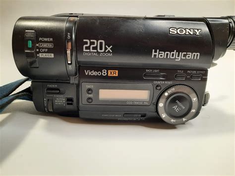 Vintage Camcorder Sony Ccd Tr E Handycam X Digital Etsy