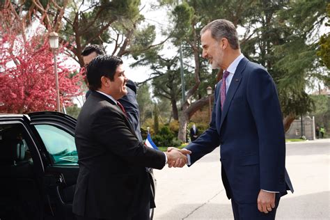 El Rey Se Reúne Con El Presidente De Costa Rica Al Inicio De Su Visita A España