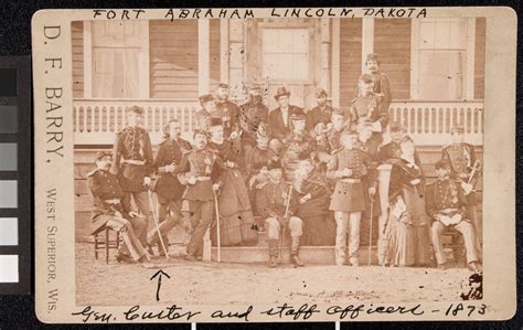 Officers Of The Th Cavalry At Fort Abraham Lincoln Dakota Amon