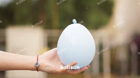 5 Mavi Renk Mini Makaron Balonlar Kalisan Balon