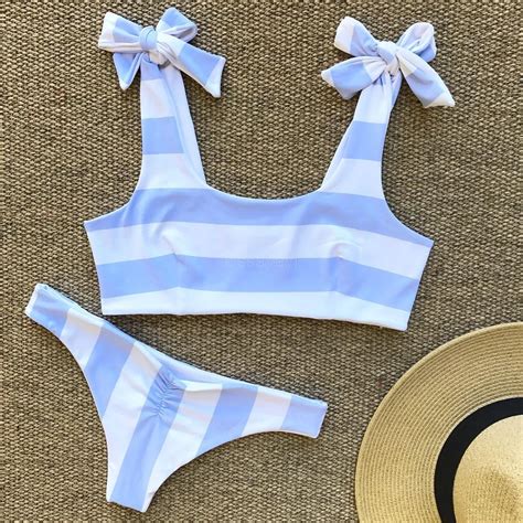 Cssayavi Femme Bikini Set 2017 Swimwear Women Bow Swimsuit Sexy Biquini