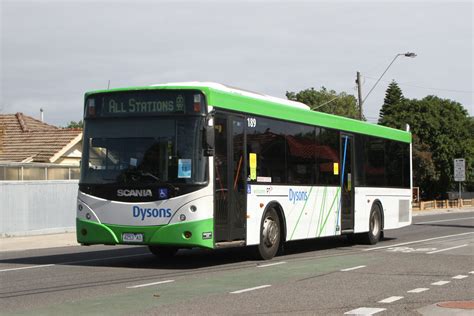 Dysons Bus Ao On A Sunbury Line Rail Replacement Service Along