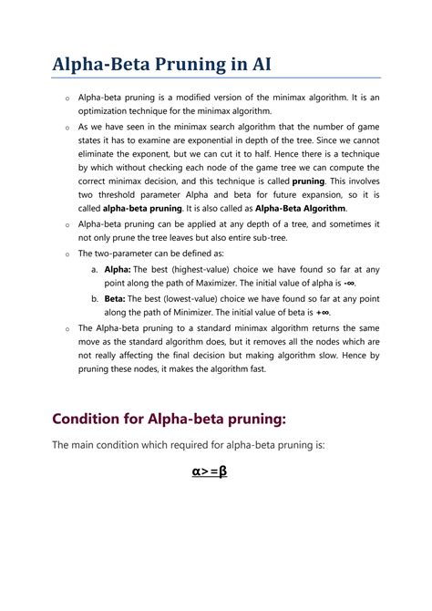 Solution Alpha Beta Pruning In Ai Studypool