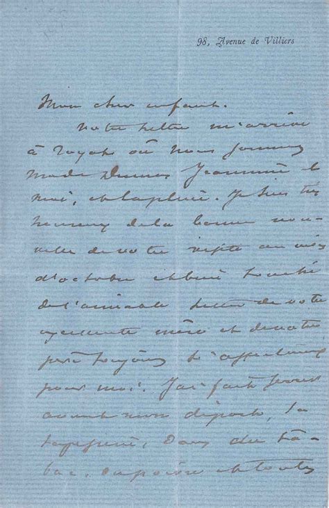 Alexandre Dumas Fils Lettre Autographe Sign E Au Comte Primoli