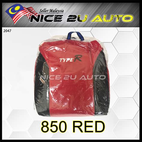 Kancil Type R Full Set Car Seat Cover Front Rear Kain