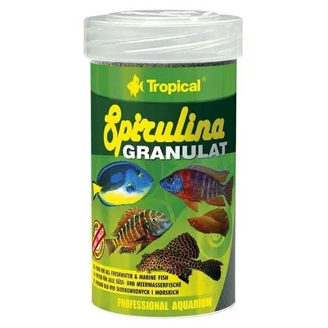 Tropical Alimento Para Peces Vegetal Spirulina Granulada 110 Gramos