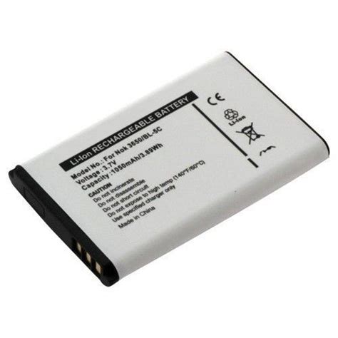 Replacement Battery For Bl 5c Nokia E50 E60 N70 N71 N72 N91 Battery [bl 5c]