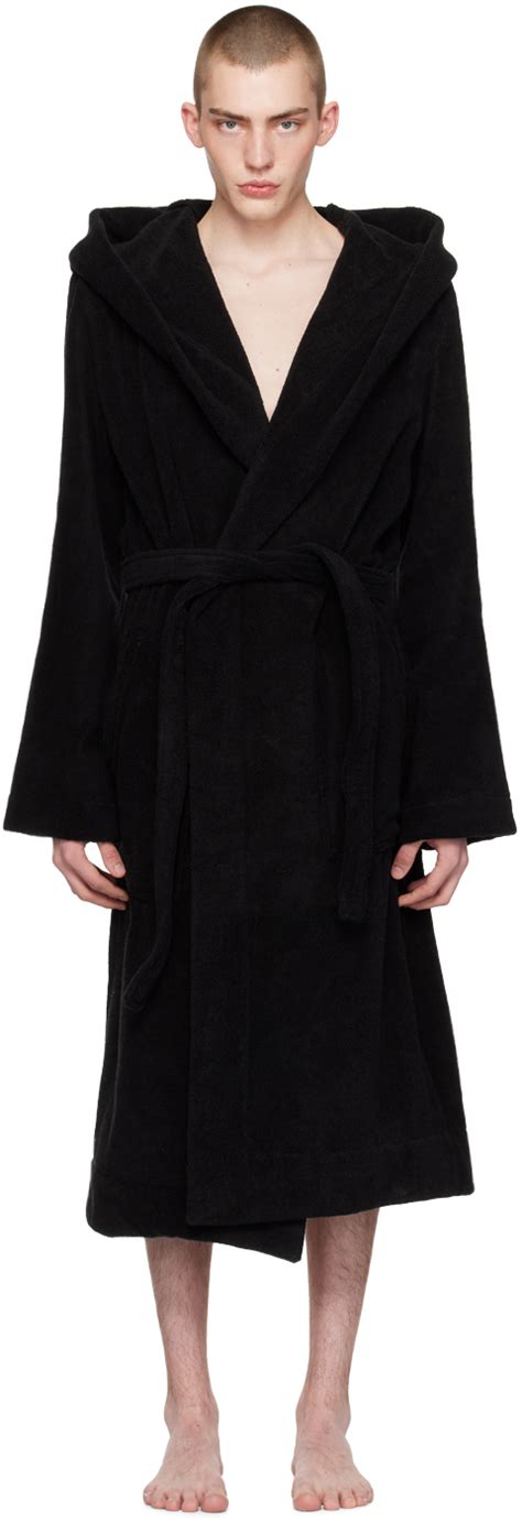 Black Pentagram Robe by Rick Owens on Sale