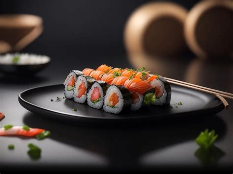 Premium Photo Exploring The Delights Of Delicious Sushi