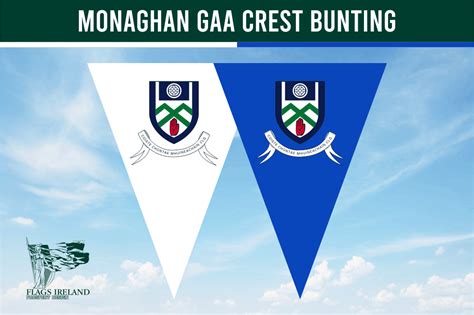 Monaghan Gaa Crest Bunting Flags Ireland Prospect Design