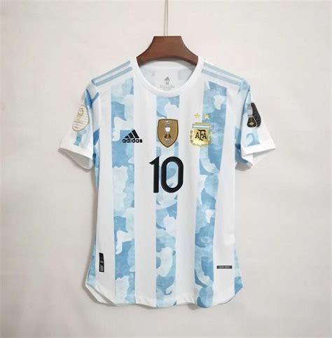 Argentina 2021 Home Copa America Shirt My Retro Jersey