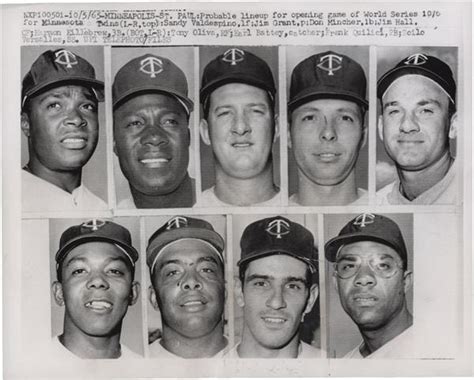 1965 Minnesota Twins World Series Wire Photo