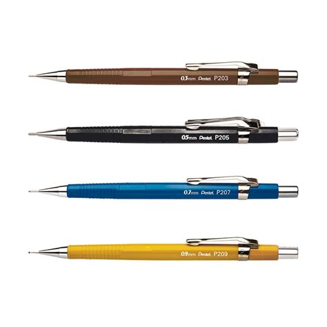 Melhor Lapiseira - Lapiseira - Pentel - Sharp P200 Cores Tradicionais | Shopee Brasil