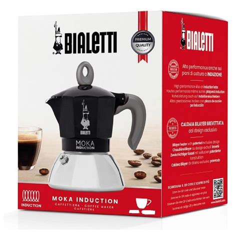 Bialetti Moka 6 Cup Induction Espresso Maker Black Big W