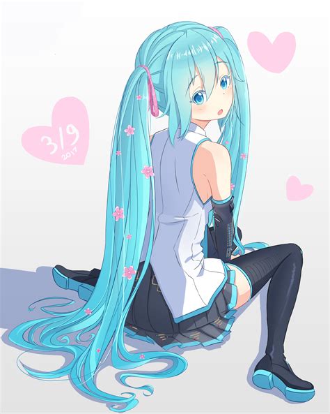 初音ミク 39 Bibのイラスト Pixiv ボーカロイド イラスト 初音ミク