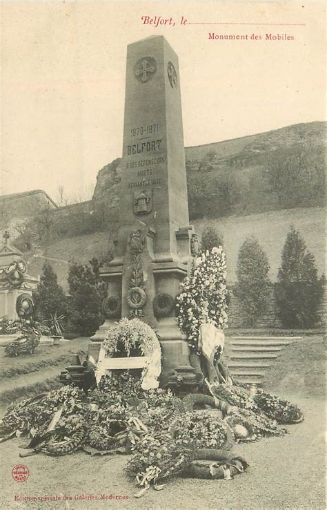 Cpa Belfort Tour Miotte Porte Brisach Monument Mobiles Et Ch Teau