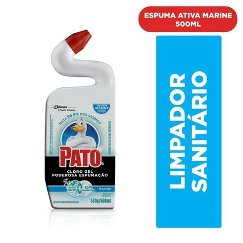 Limpador sanitário Espuma Ativa Pato 500 ml Limpador Sanitário