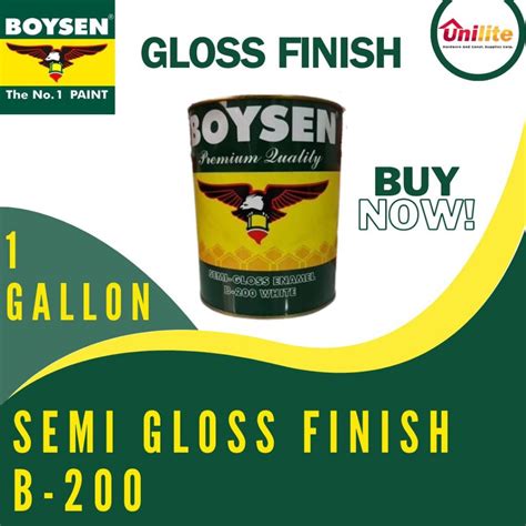 Boysen Semi Gloss Finish 4 Liter Shopee Philippines