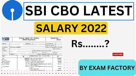 Sbi Cbo Salary Cbo Latest Salary Cbo Salary Youtube