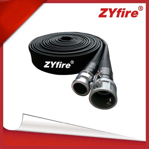 Zyfire Large Diameter Flexible NBR Rubber Water Hose With Camlock