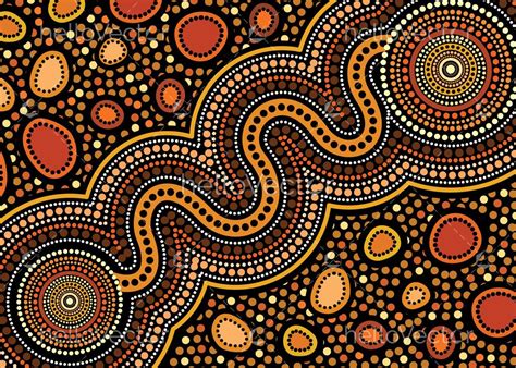 Australian Aboriginal Art Wallpaper - Mural Wall