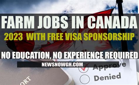 FARM JOBS IN CANADA WITH FREE VISA SPONSORSHIP