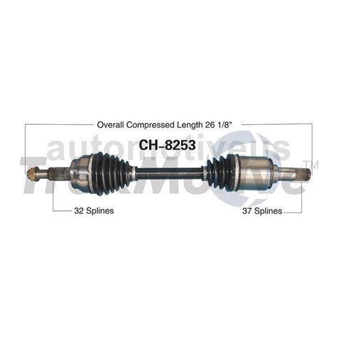 Front Left Right Cv Joint Axle Shaft Set Of Trakmotive For Jeep