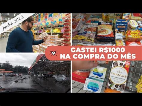 Gastei Mil Reais A Compra Do M S L Vlog No Mercado L Tathi Fulber