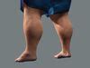 D Model Fat Man Naked And Clothed Vr Ar Low Poly Cgtrader