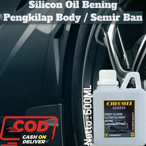 Jual Pengkilap Body Motor Mobil Silicon Oil Serbaguna Semir Ban Bening