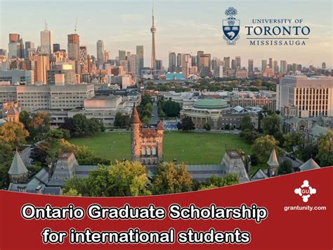 Ontario Graduate Scholarship for International Students 2024