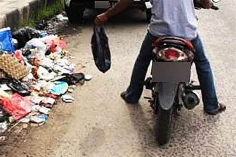 Goriau Empat Warga Pekanbaru Didenda Administrasi Karena Buang Sampah