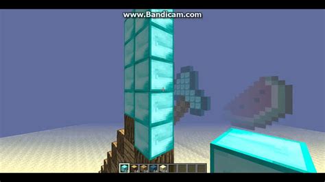 Как построить Алмазный топор в Minecrafte - YouTube