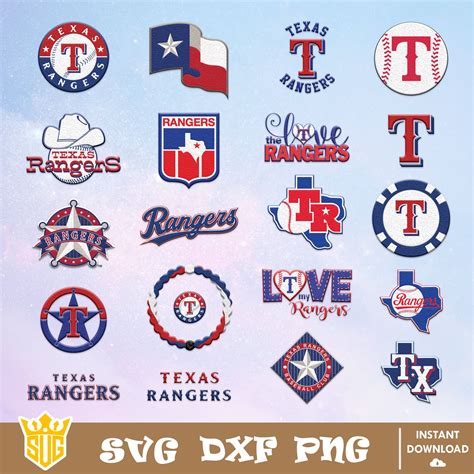 Studio Software Mlb Teams Texas Rangers Baseball Team Silhouette