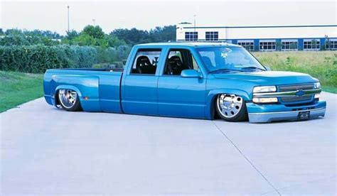 Chevy Crew Cab Dually Custom Chevy Trucks Lowrider Trucks Cool Trucks