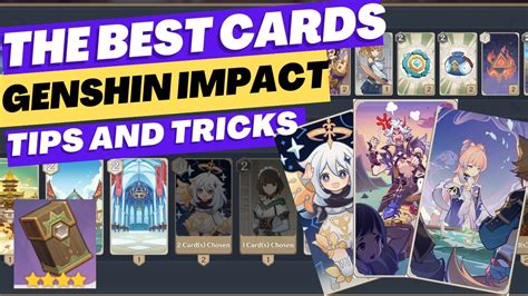 Genshin Impact Tcg Best Cards For Top Decks Genius Invocation Youtube