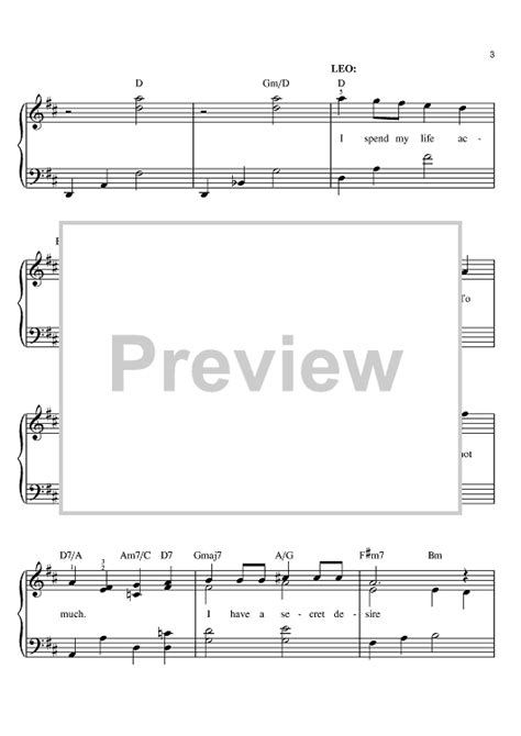 I Wanna Be A Producer Sheet Music By Mel Brooks For Easy Piano Sheet