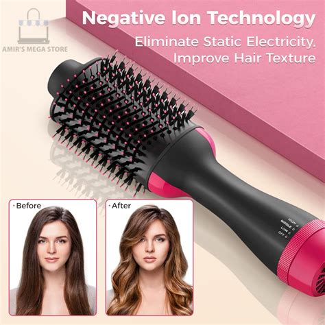 Hair Blow Dryer Brush In One Professional Hot Air Brush 3 In 1 One Step Hair Dryer And Styler