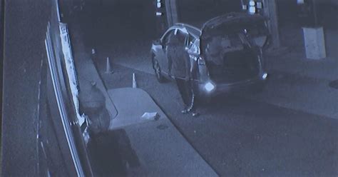 Milford Police Seek 3 Caught On Camera Stealing Atm From Gas Station Cbs New York