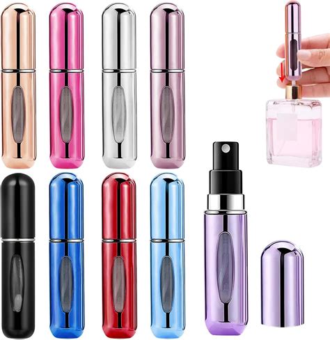 5ml Mini Vaporisateur Parfum Vide Rechargeable 9 Pièces Vaporisateur