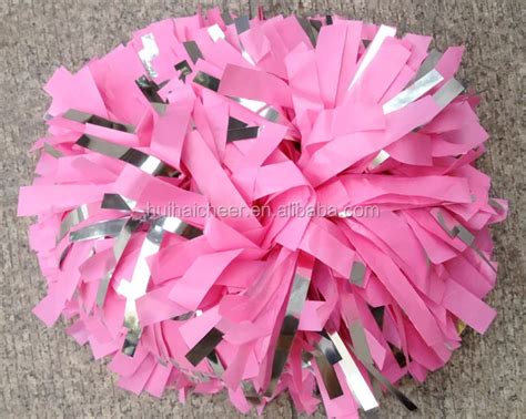 Cheerleding Plastic New Pink Glitter Pom Poms View Pom Pom Product