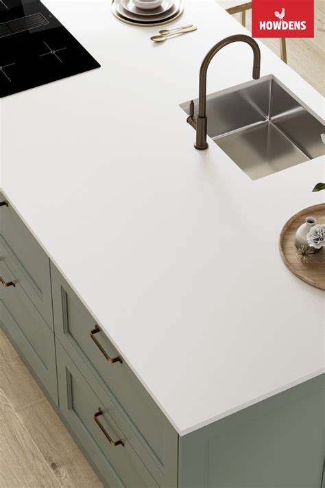 Howdens Bespoke Silestone White Quartz Worktop Artofit