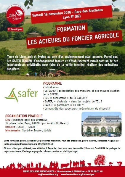 Formation Les Acteurs Du Foncier Agricole Terre De Liens