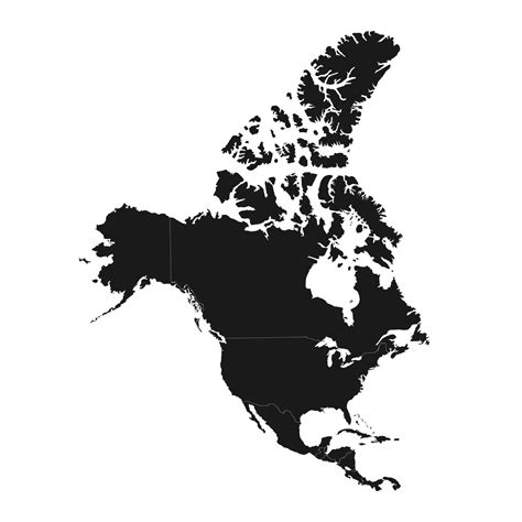 map of america canada and mexico 2