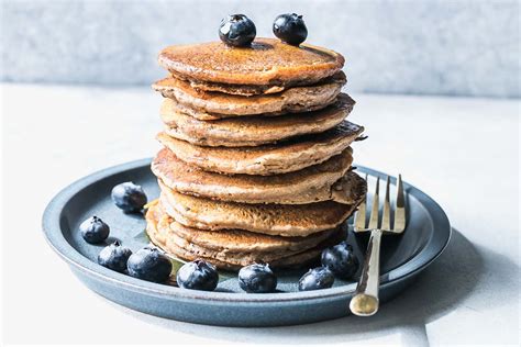 Fluffy Vegan Whole Wheat Pancakes Easy Tasty